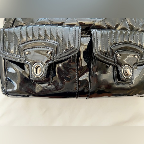 COACH 18678 Poppy Liquid Gloss Shoulder Purse Bag Quilted  Pre-owned. - Picture 5 of 14